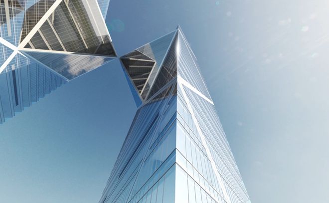 上海地标性双子IM体育官方塔——上海中银金融中心最新进展预计2025年竣工(图6)